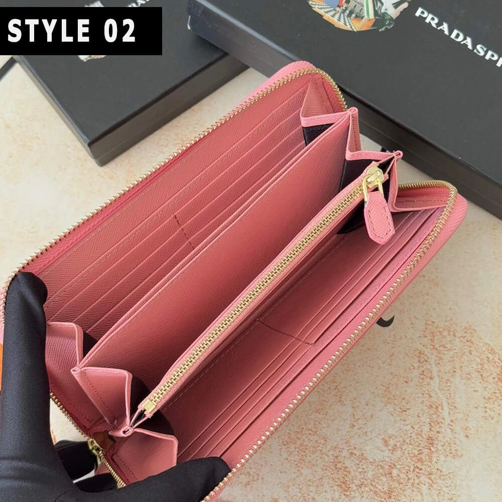 FashionForward Prada Large Saffiano Leather Wallet 3038