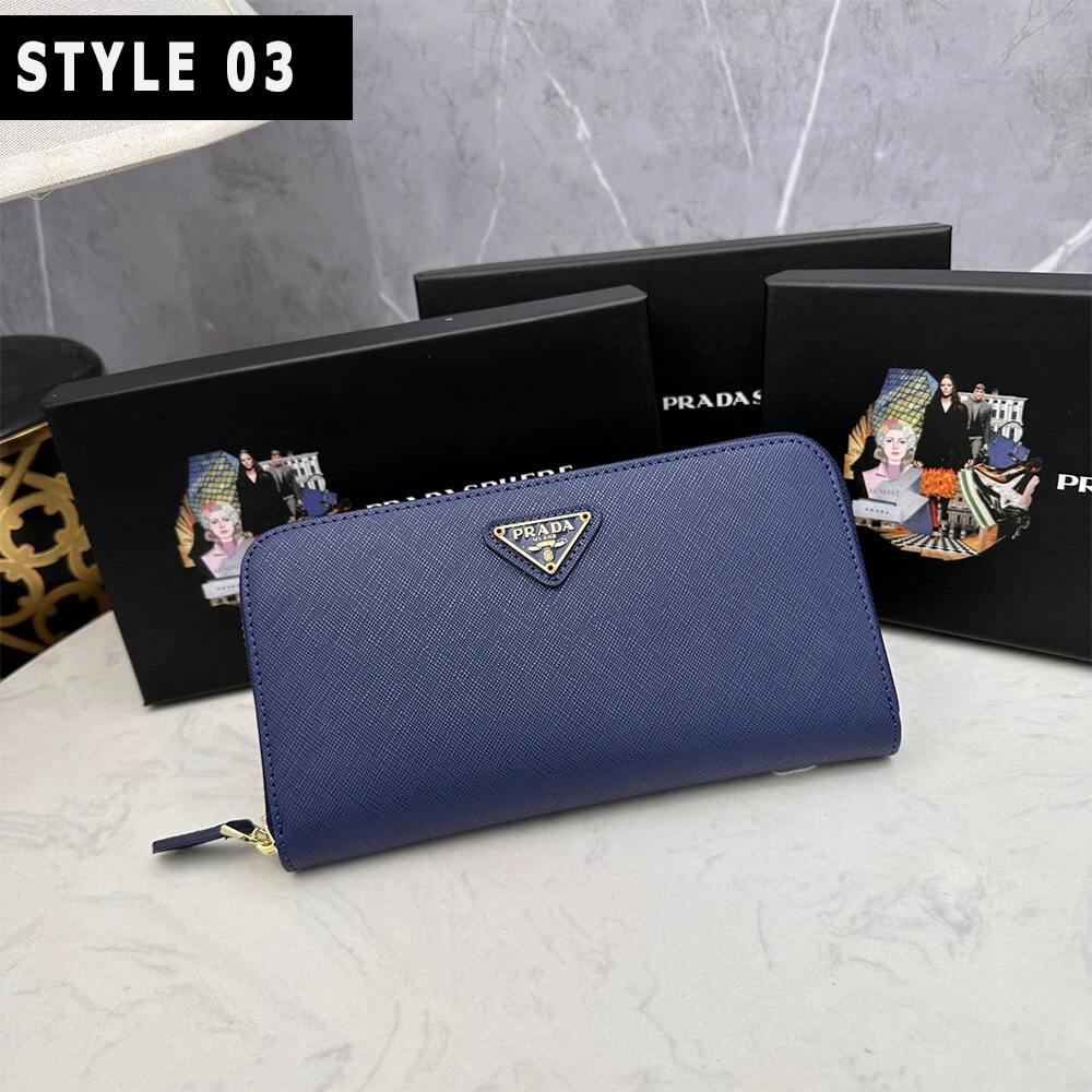 FashionForward Prada Large Saffiano Leather Wallet 3038