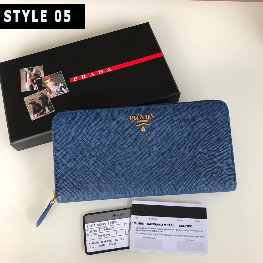 FashionForward Prada Large Saffiano Leather Wallet 3038