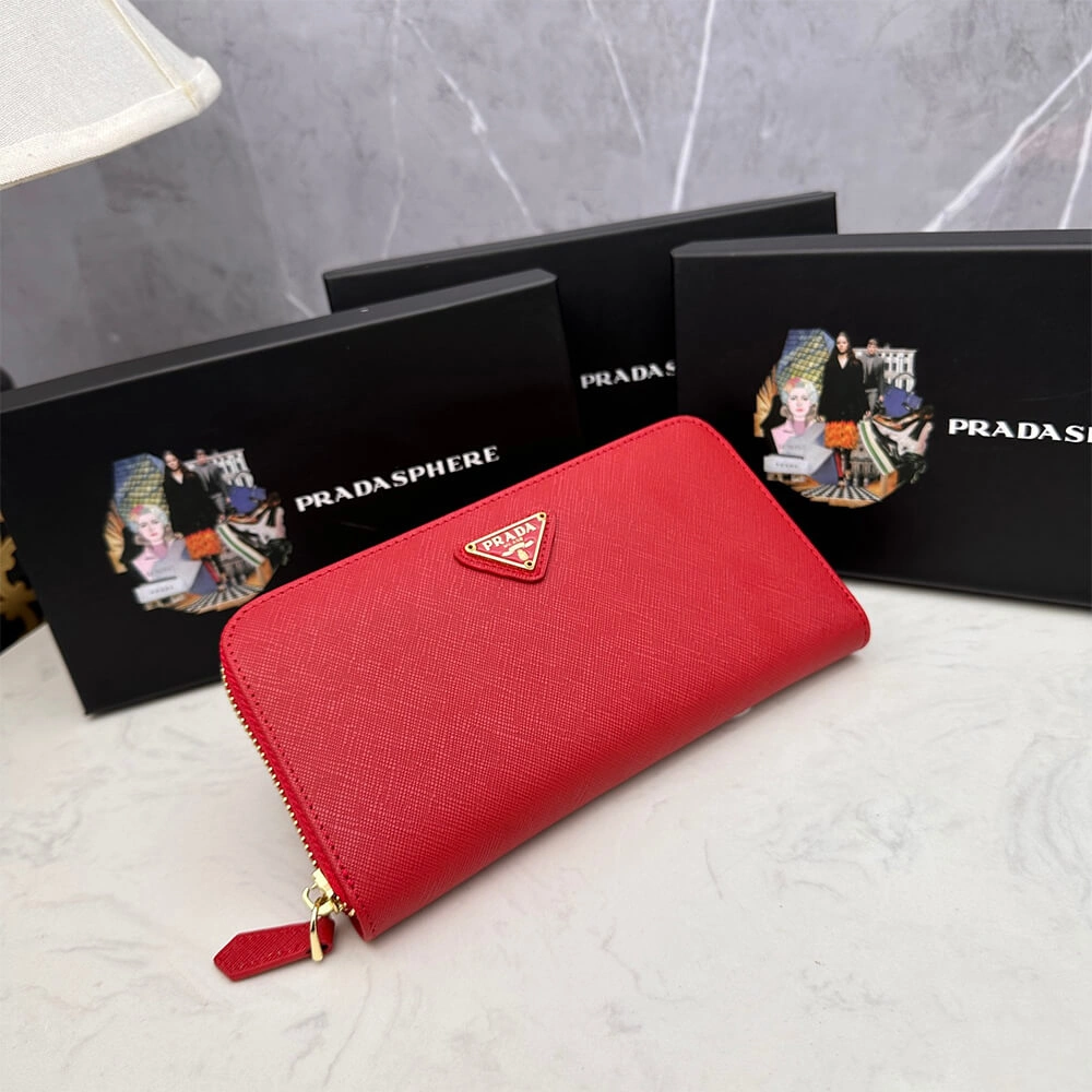 FashionForward Prada Large Saffiano Leather Wallet 3038