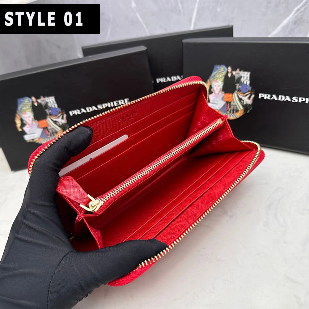 FashionForward Prada Large Saffiano Leather Wallet 3038