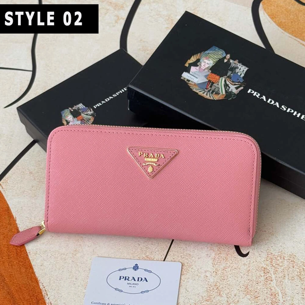 FashionForward Prada Large Saffiano Leather Wallet 3038