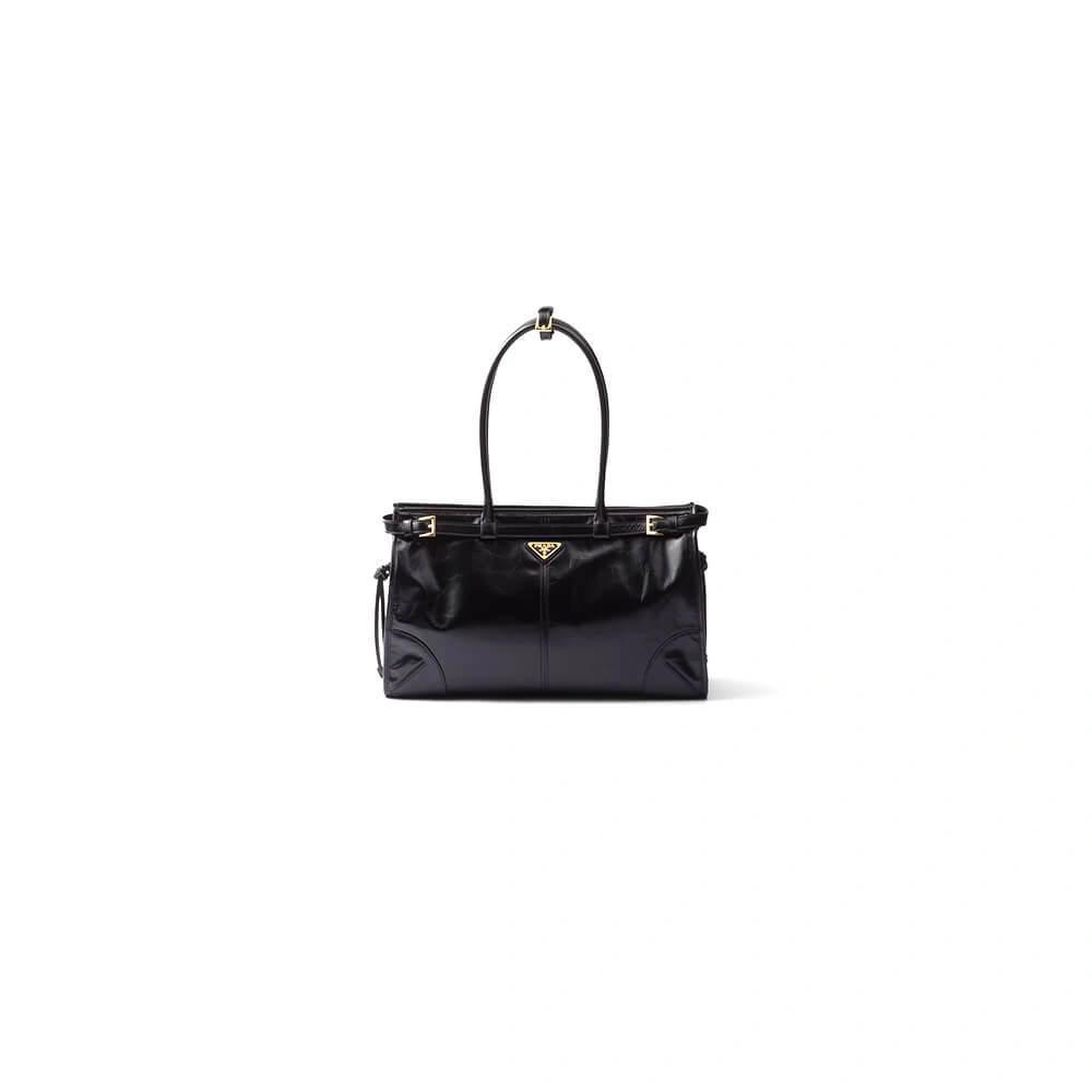 EyeCatching Prada Large leather handbag(high-end grade) 3005