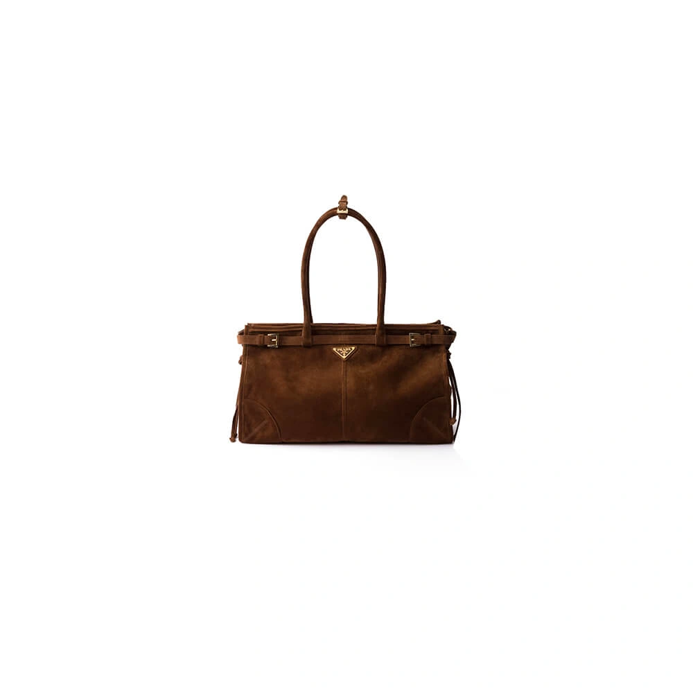 Prada Large leather handbag(high-end grade) Classic 2987