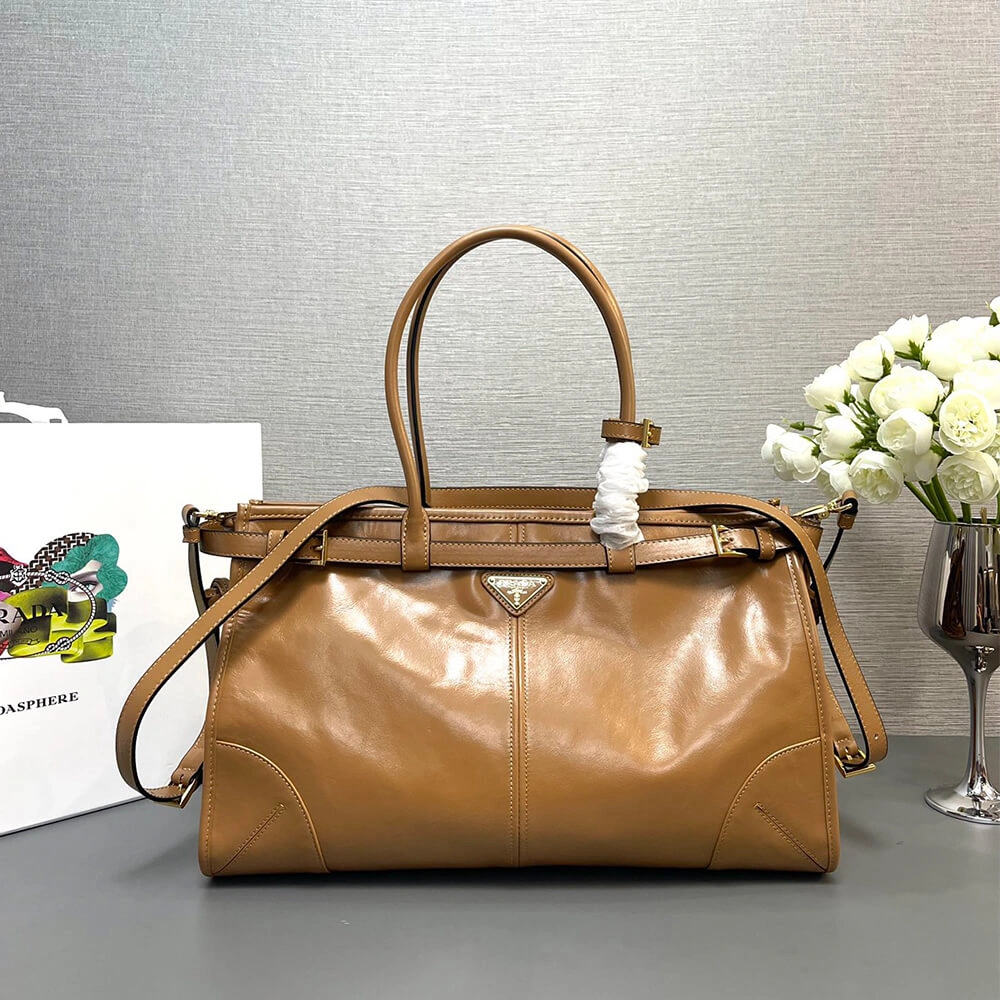 Prada Large leather handbag(high-end grade) Comfortable 2993
