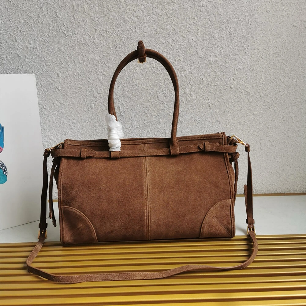Prada Large leather handbag(high-end grade) Classic 2987