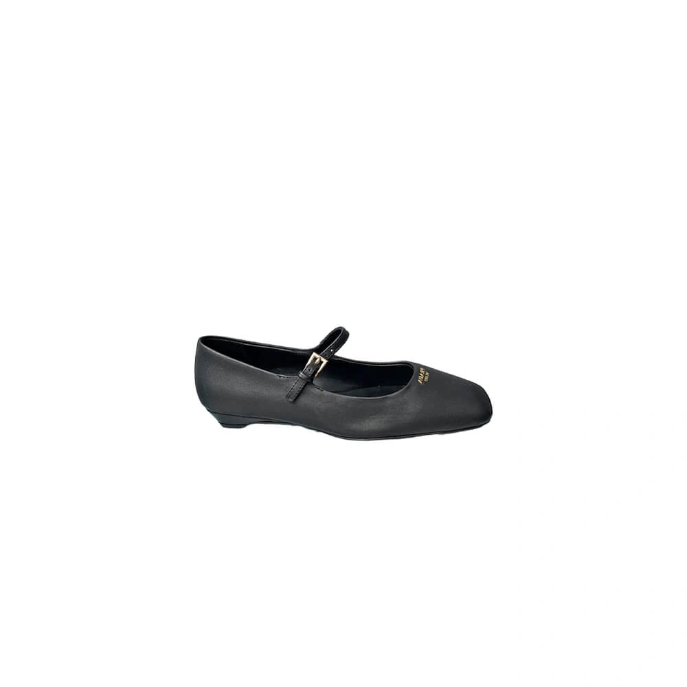 Prada Leather Mary Jane Ballerinas Affordable 3457