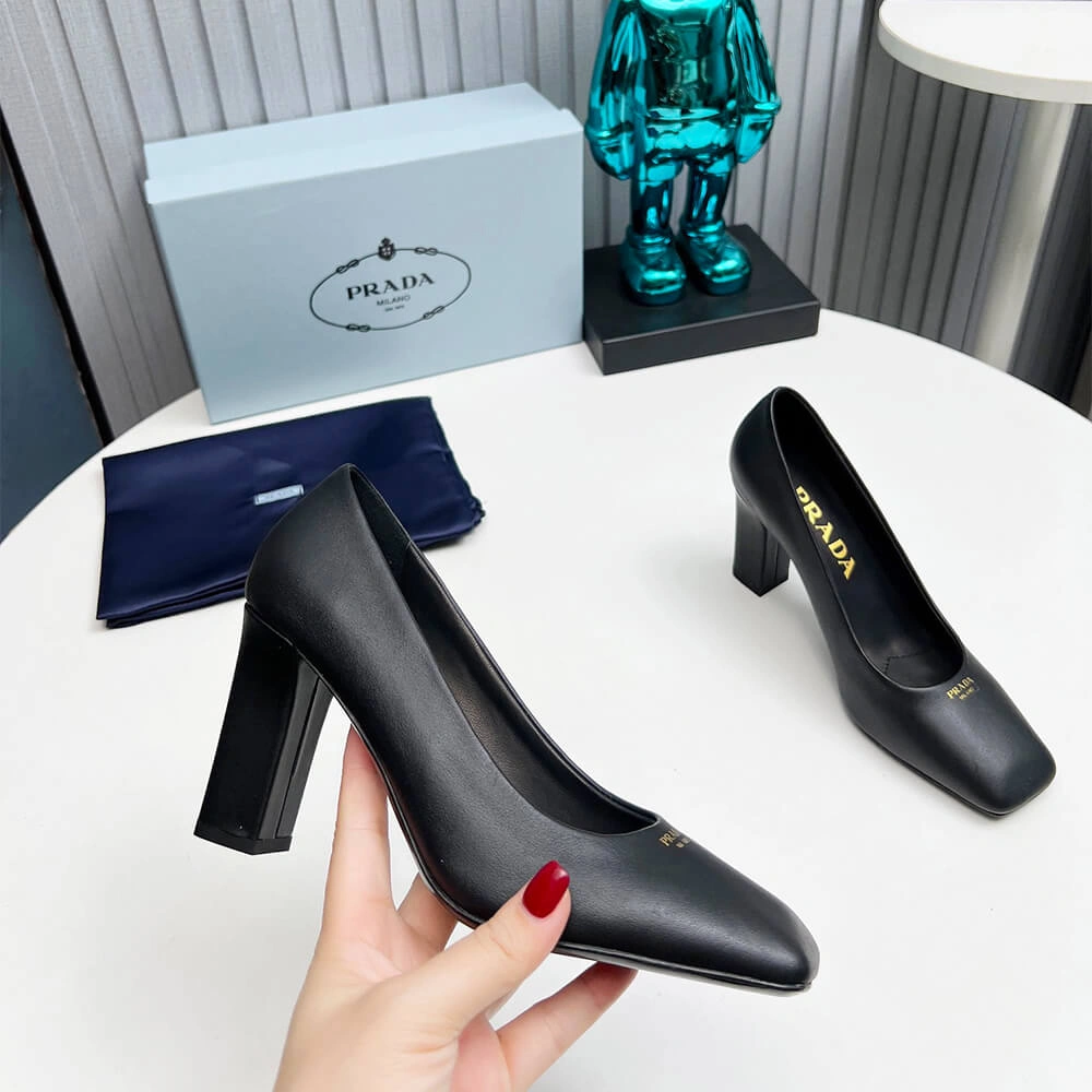 Premium Prada Leather Pumps 85 mm 3467