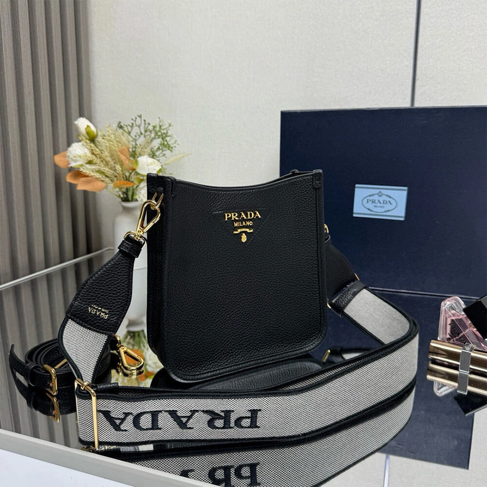 Reliable Prada Leather mini shoulder bag(HIGH-END GRADE) 2912