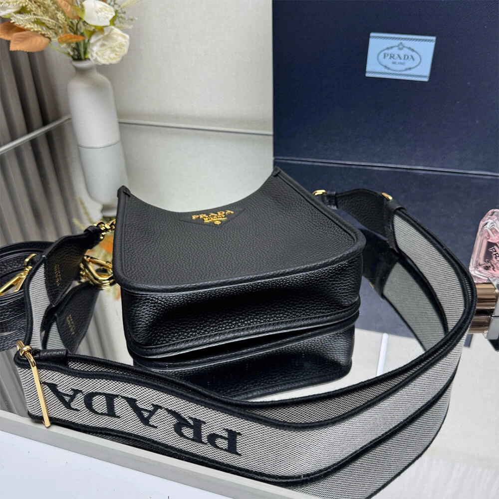 Reliable Prada Leather mini shoulder bag(HIGH-END GRADE) 2912