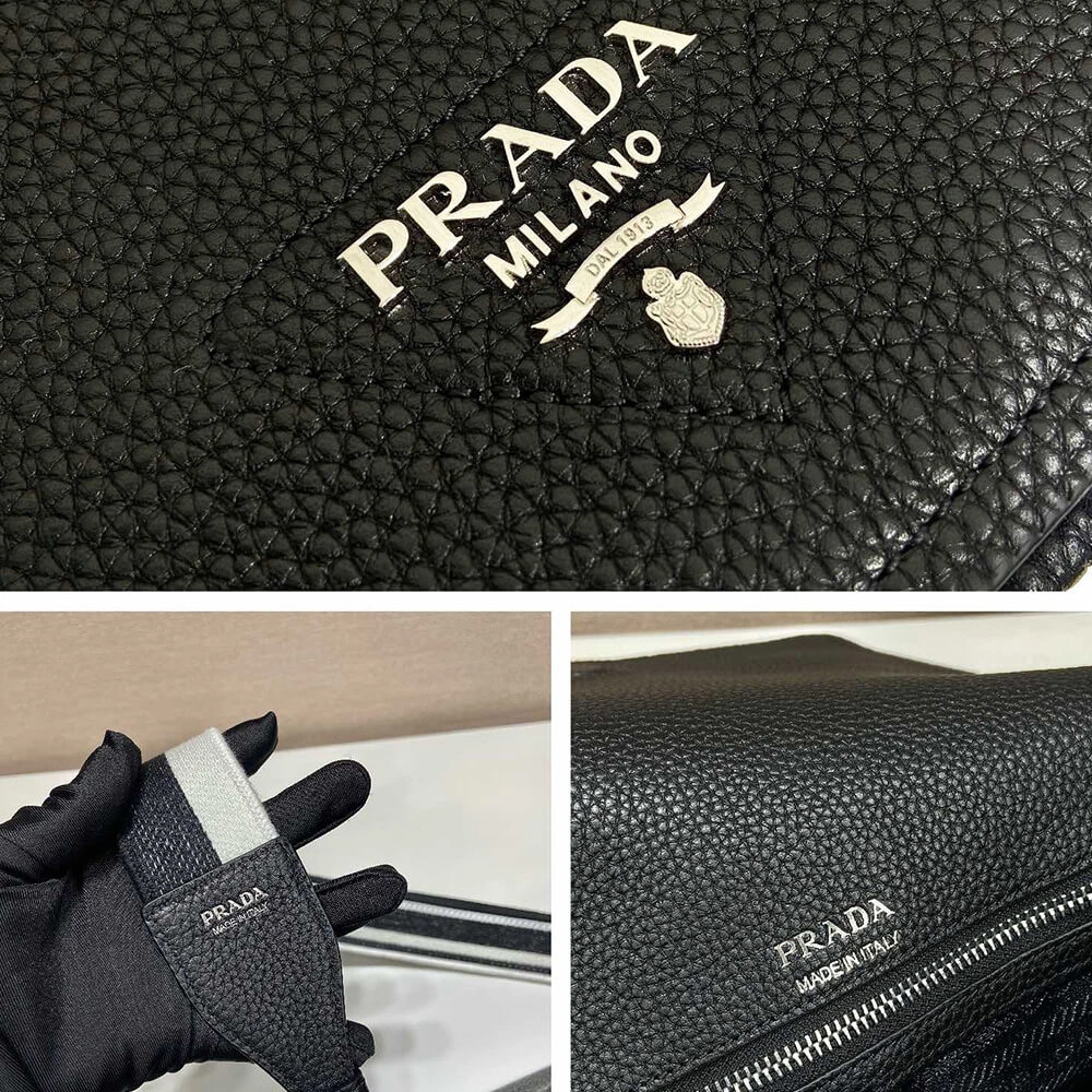 Prada Leather shoulder bag(high-end grade) Original 3021