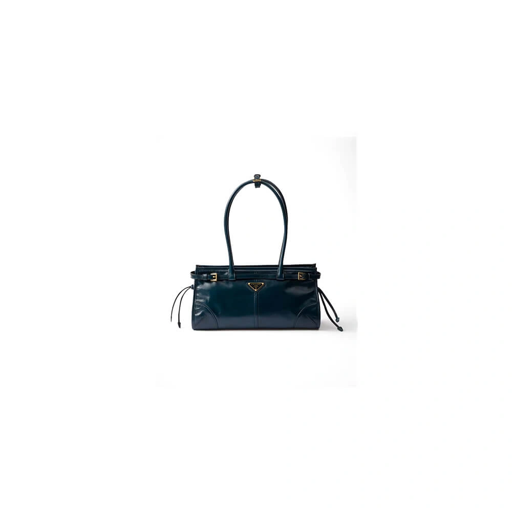 Prada Medium leather handbag(high-end grade) Snug 2963