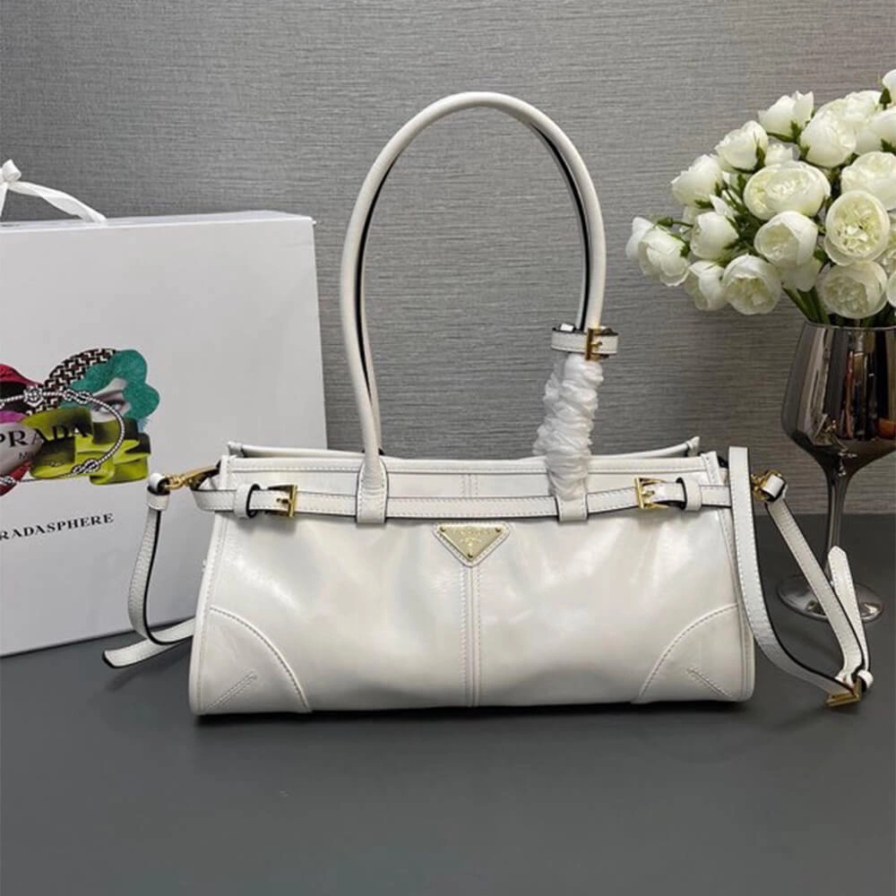 Prada Medium leather handbag(high-end grade) EasyMatch 2975