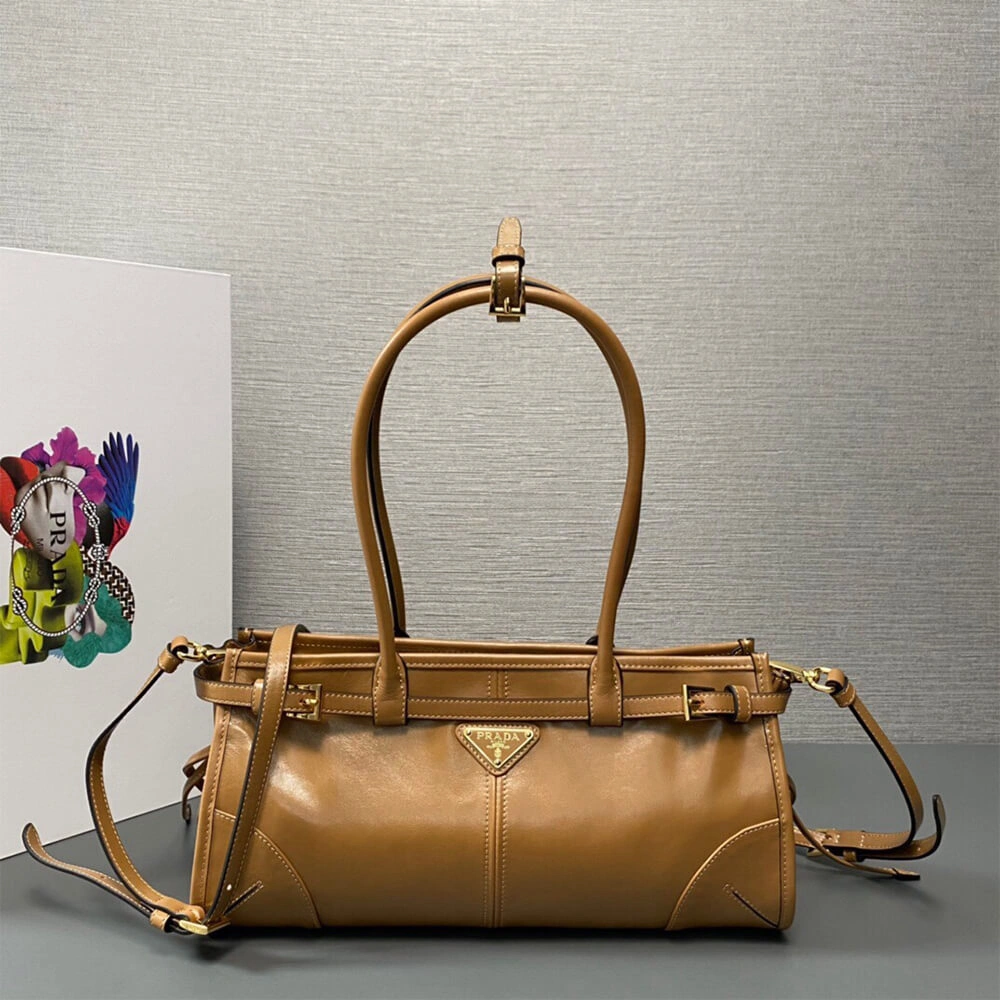 Prada Medium leather handbag(high-end grade) Sporty 2979