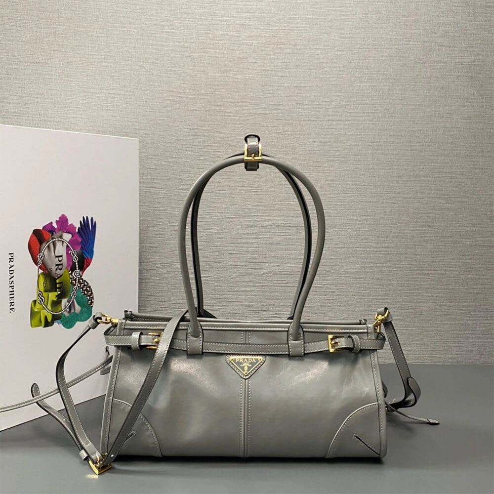 TravelReady Prada Medium leather handbag(high-end grade) 2978