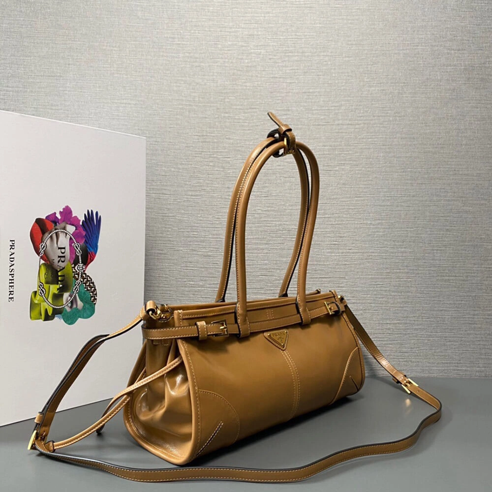 Prada Medium leather handbag(high-end grade) Sporty 2979