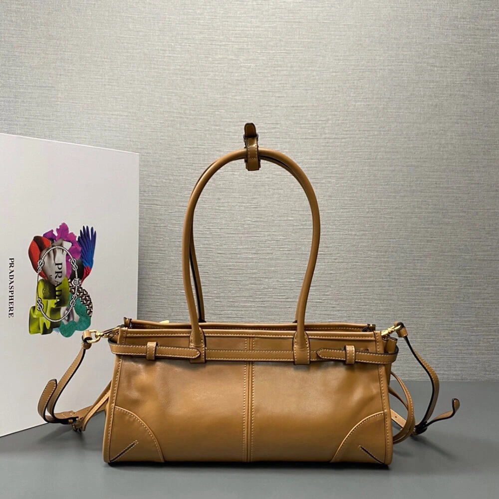 Prada Medium leather handbag(high-end grade) Sporty 2979