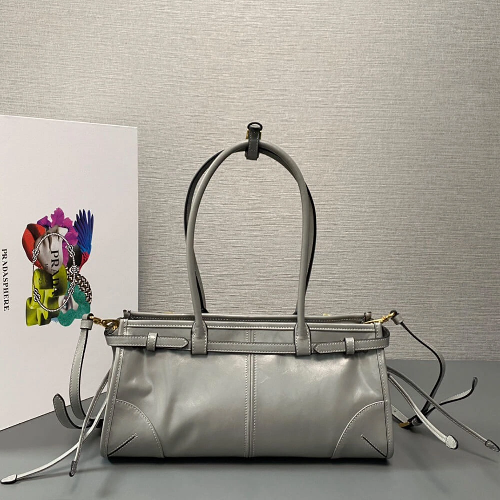 TravelReady Prada Medium leather handbag(high-end grade) 2978