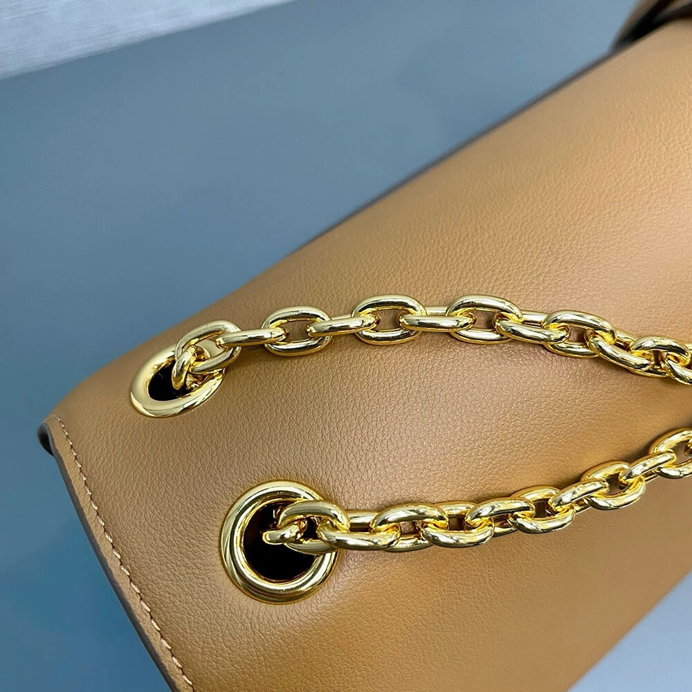Prada Medium leather shoulder bag (HIGH-END GRADE) Youthful 2906