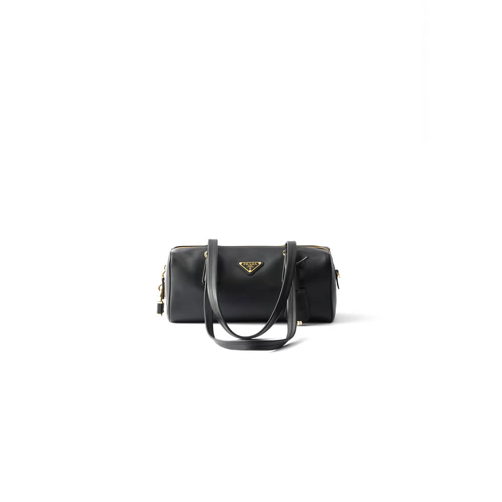 EasyCare Prada Medium leather top-handle bag with padlock(high-end grade) 3029
