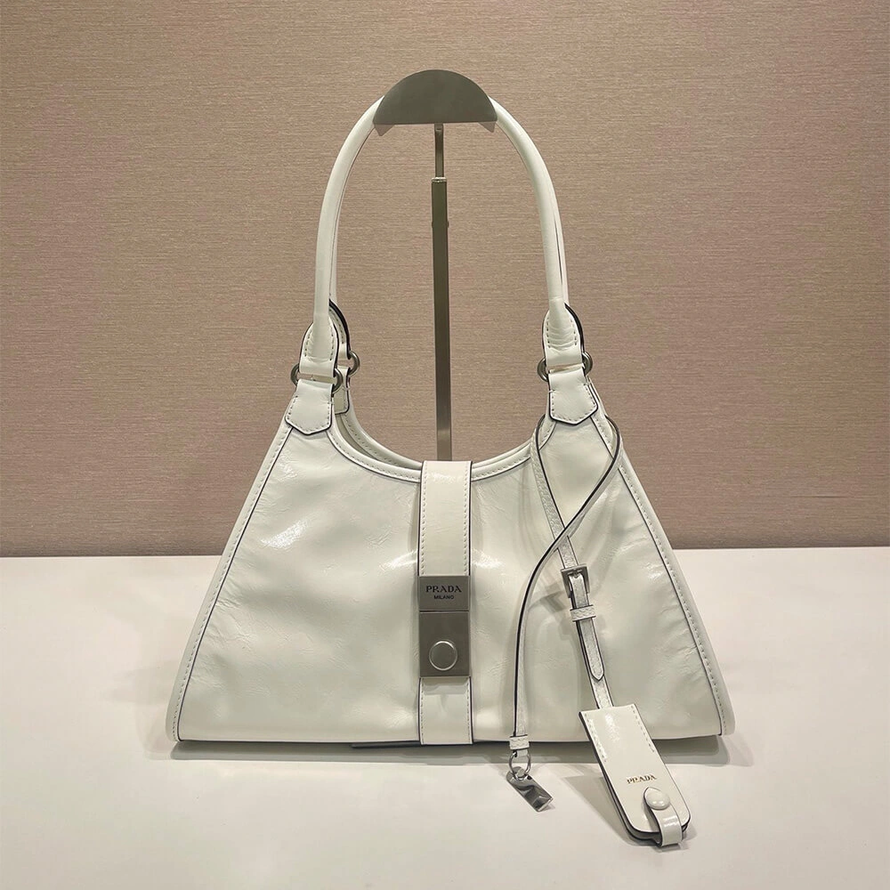 Prada Medium leather tote bag(high-end grade) Soft 3048