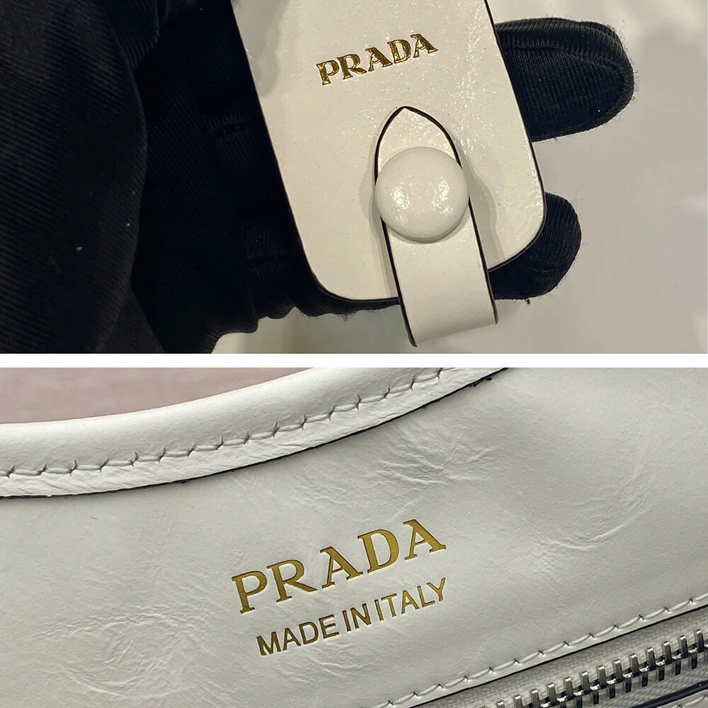 Prada Medium leather tote bag(high-end grade) Soft 3048