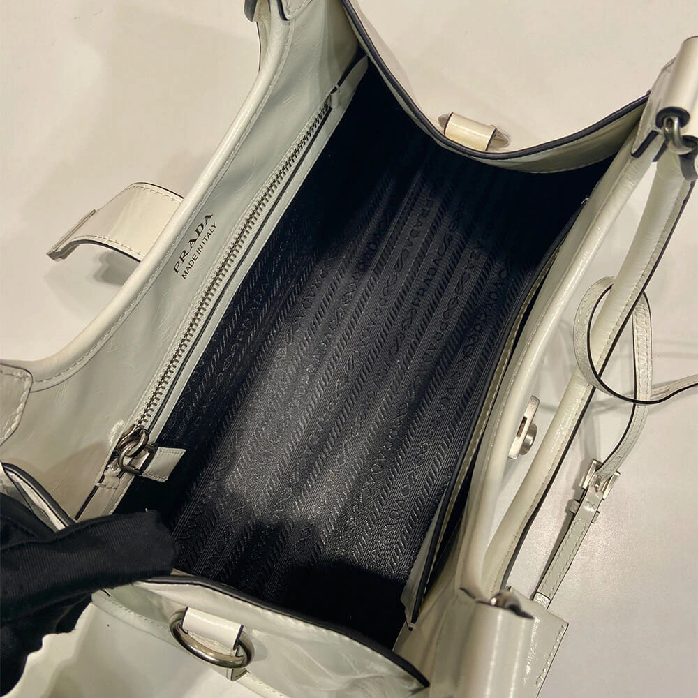 Prada Medium leather tote bag(high-end grade) Soft 3048