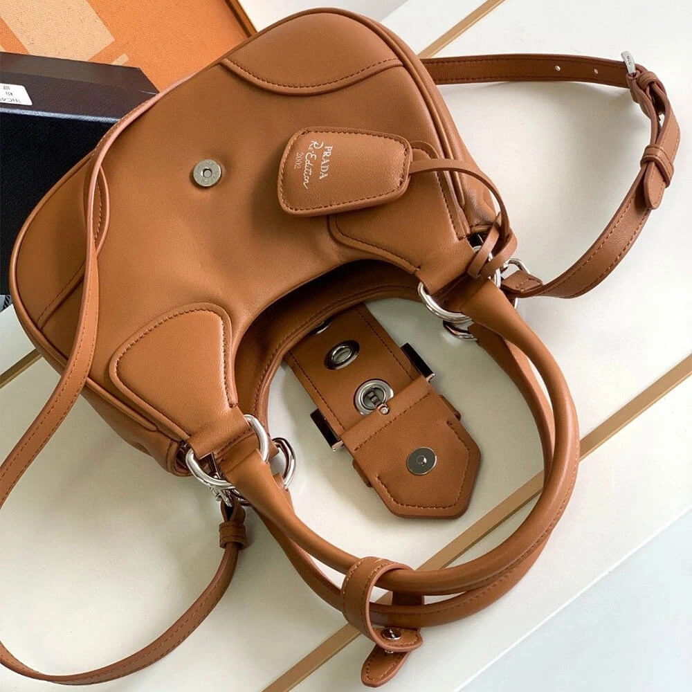 Original Prada Moon padded nappa-leather bag 3000