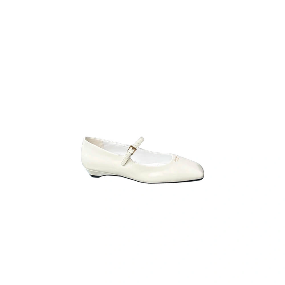 Effortless Prada Patent Leather Mary Jane Ballerinas 3460
