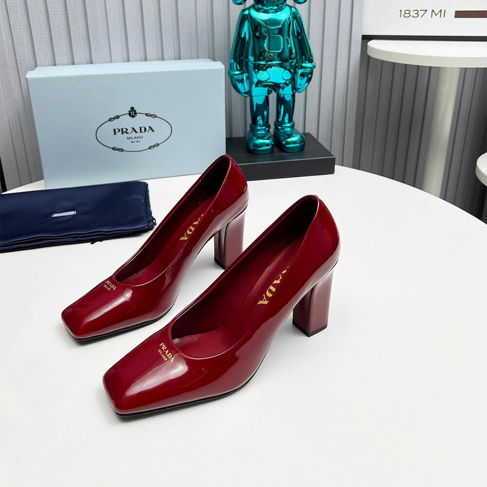 Prada Patent Leather Pumps 85mm EasyMatch 3473