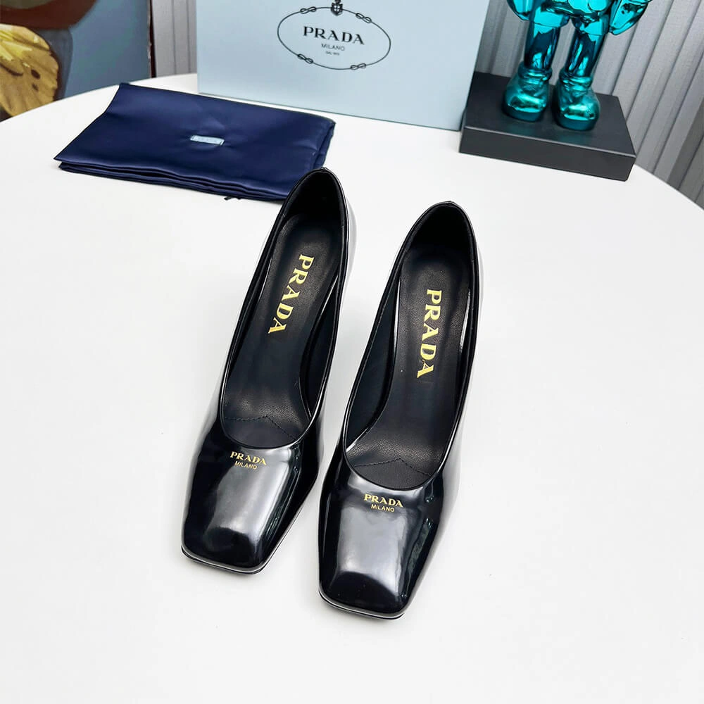 Prada Patent Leather Pumps 85mm Elegant 3472