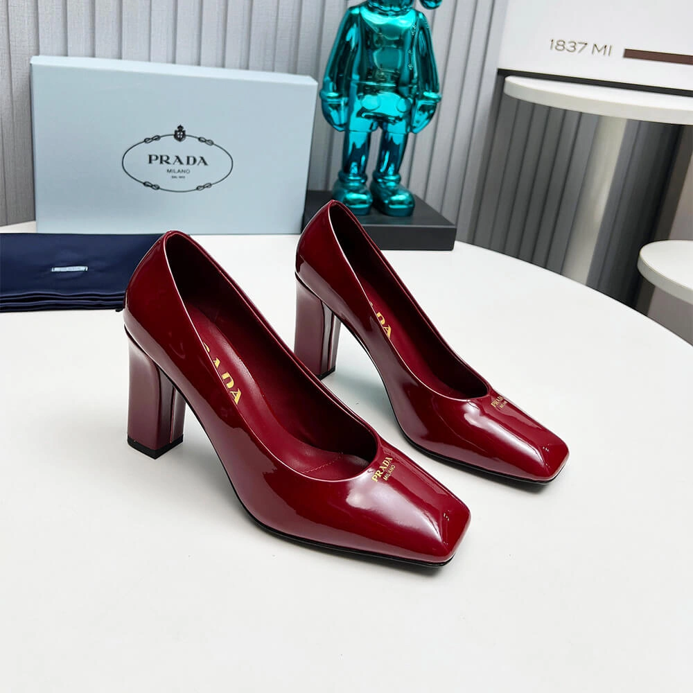Prada Patent Leather Pumps 85mm EasyMatch 3473