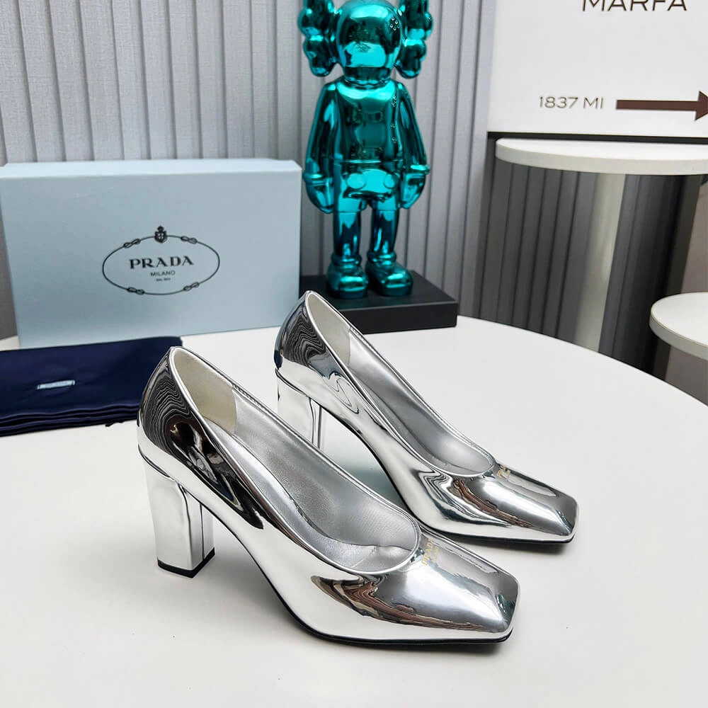 Prada Patent Leather Pumps 85mm FreshLook 3463