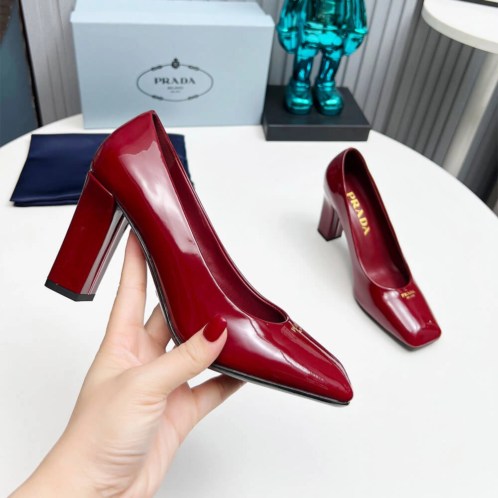 Prada Patent Leather Pumps 85mm EasyMatch 3473