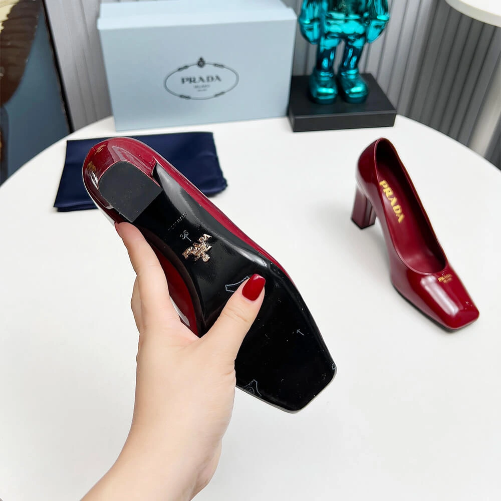 Prada Patent Leather Pumps 85mm EasyMatch 3473