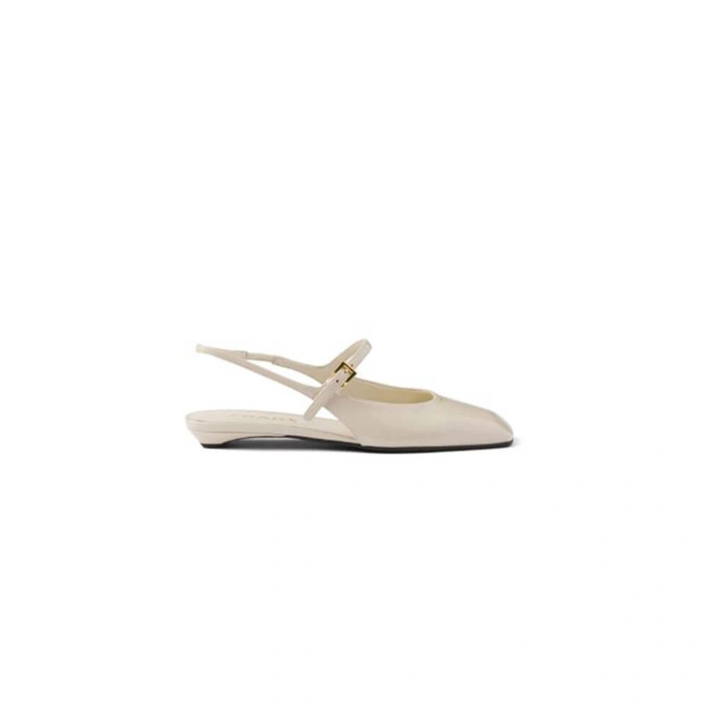 Prada Patent Leather Slingback Ballerinas Snug 3478