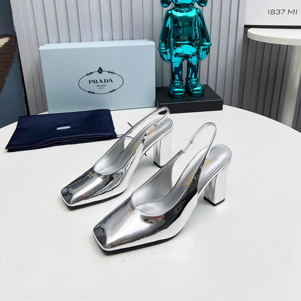 EasyMatch Prada Patent Leather Slingback Pumps 85 mm 3458