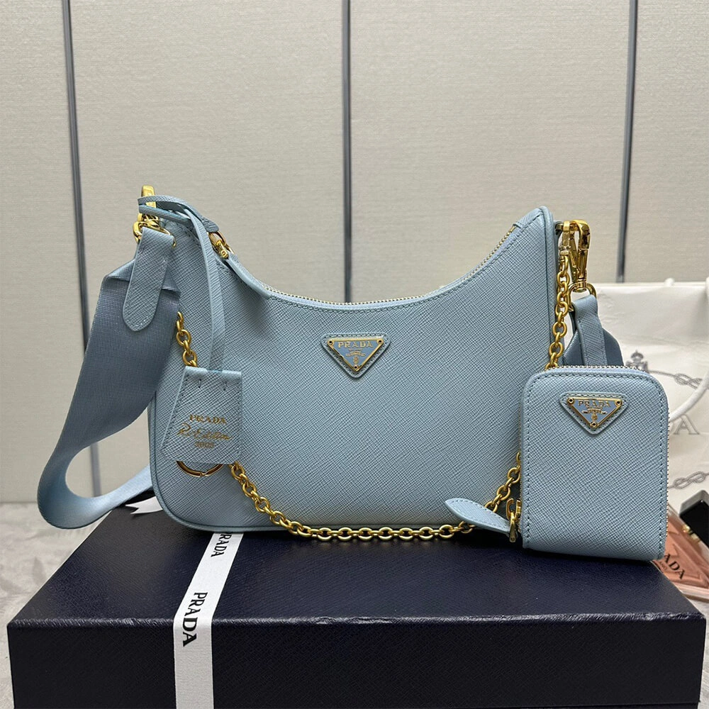 Prada Re-Edition 2005 Saffiano leather bag(HIGH-END GRADE) Unique 3050