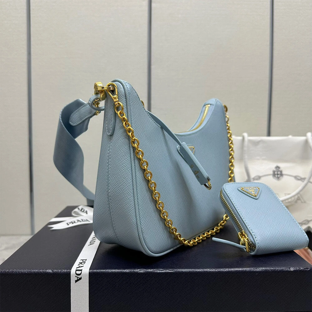 Prada Re-Edition 2005 Saffiano leather bag(HIGH-END GRADE) Unique 3050