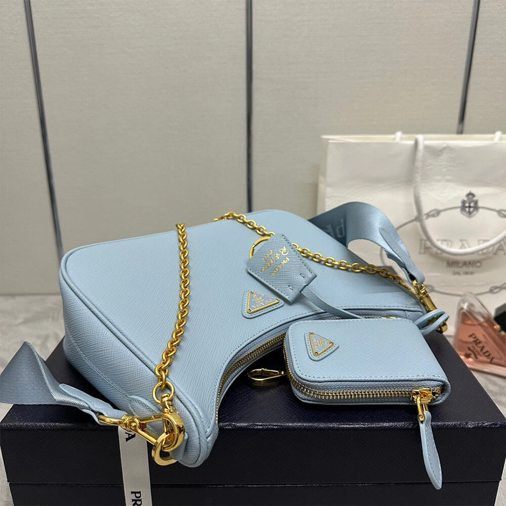 Prada Re-Edition 2005 Saffiano leather bag(HIGH-END GRADE) Unique 3050