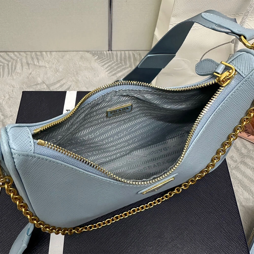 Prada Re-Edition 2005 Saffiano leather bag(HIGH-END GRADE) Unique 3050