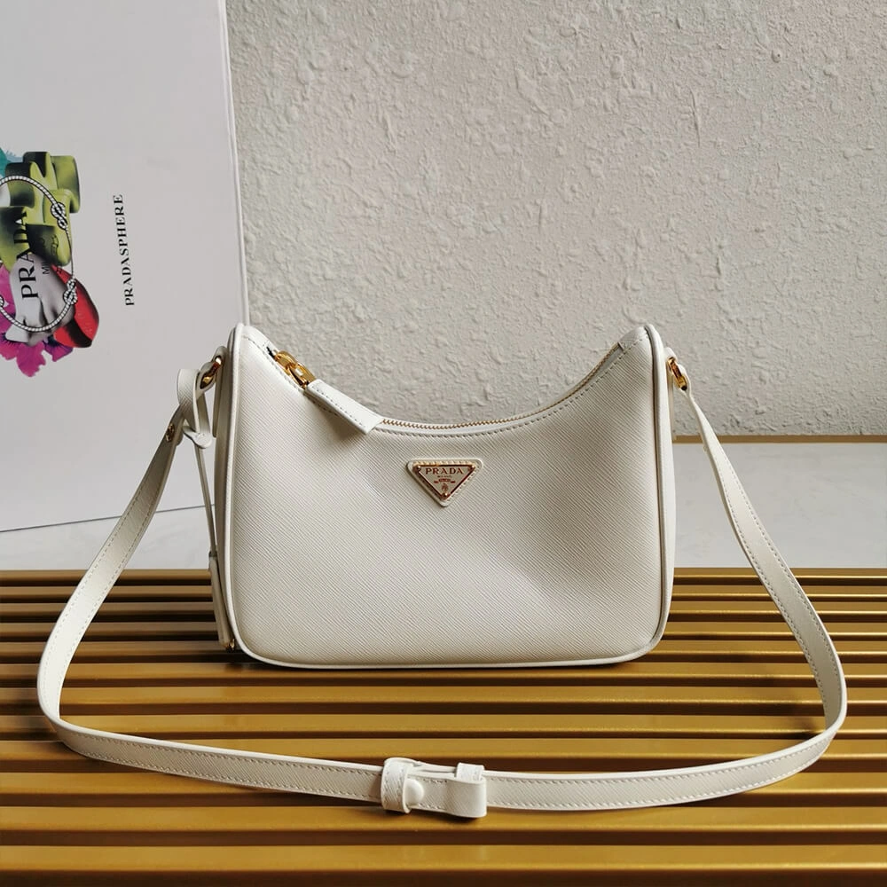 SunProtective Prada Re-Edition Saffiano leather mini bag 2972