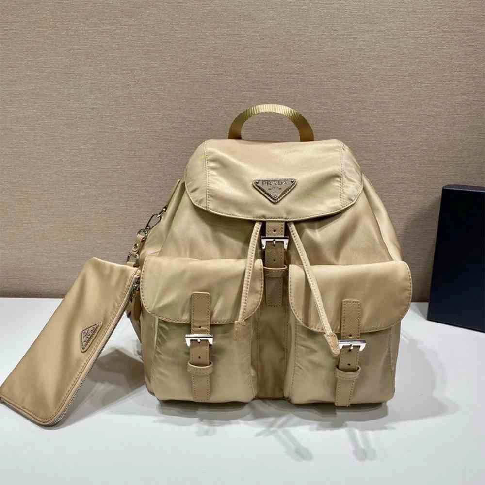 Prada Re-Nylon medium backpack with pouch Breathable 2984
