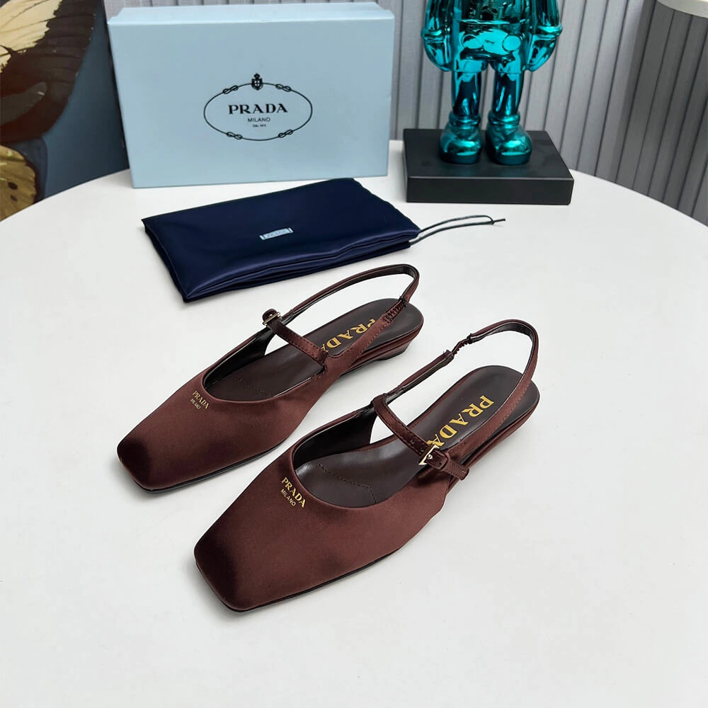 Prada Slingback Ballerinas Sophisticated 3453
