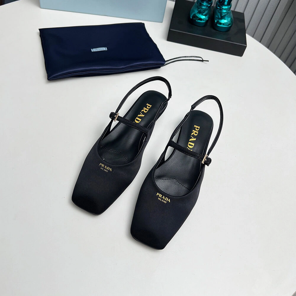 HighPerformance Prada Slingback Ballerinas 3470