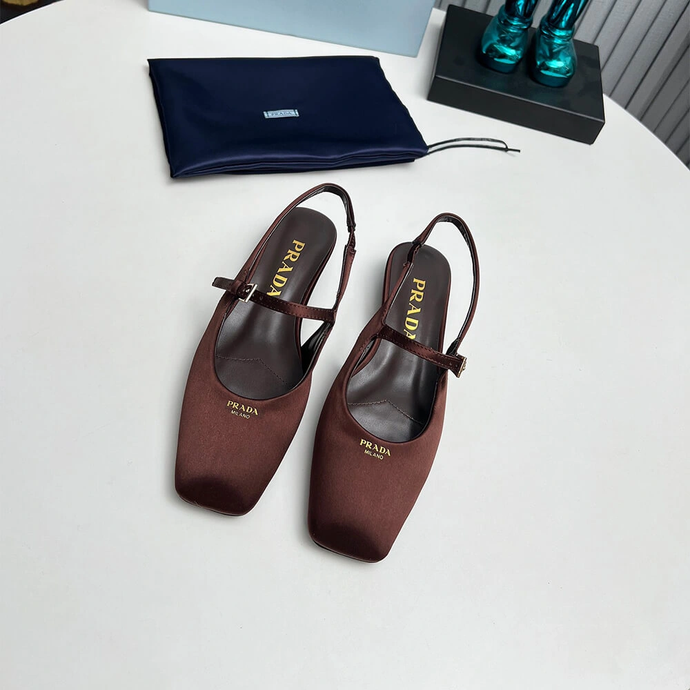 Prada Slingback Ballerinas Sophisticated 3453