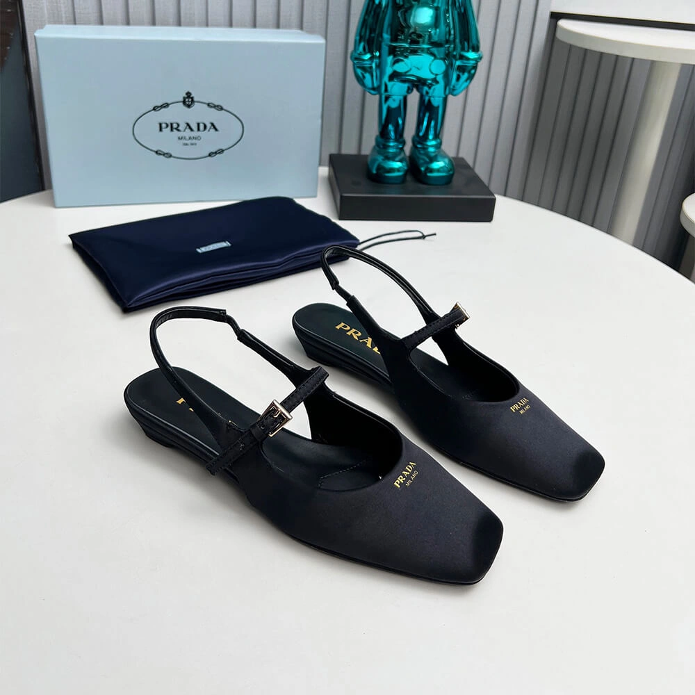 HighPerformance Prada Slingback Ballerinas 3470
