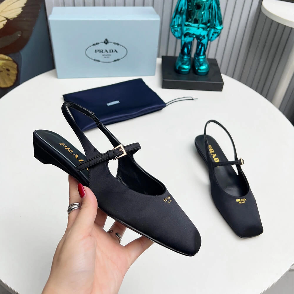HighPerformance Prada Slingback Ballerinas 3470