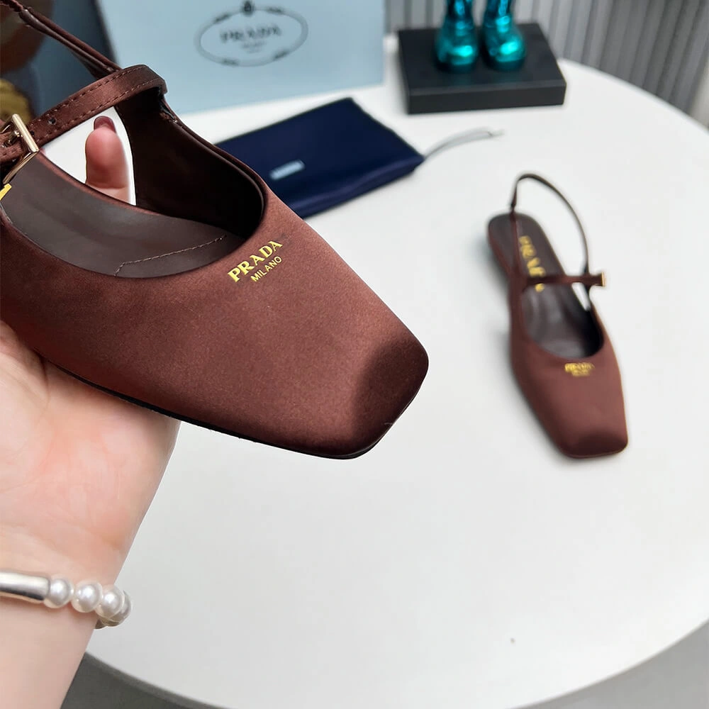 Prada Slingback Ballerinas Sophisticated 3453