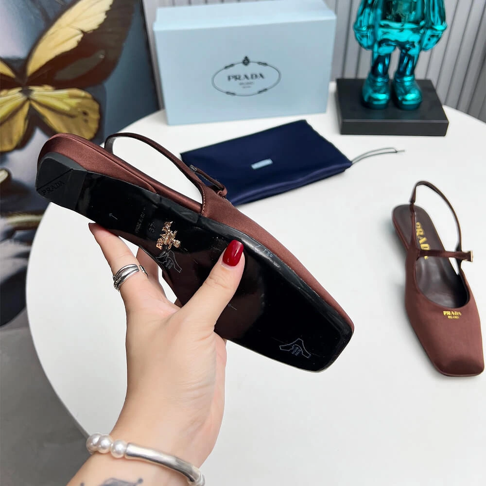 Prada Slingback Ballerinas Sophisticated 3453